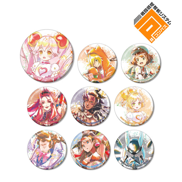 『#コンパス 戦闘摂理解析システム』トレーディング Ani-Art aqua label 缶バッジ ver.C(全9種) BOX